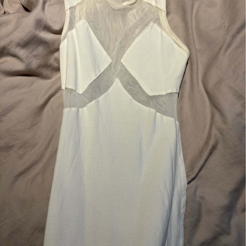 Nasty Gal White cut out dress